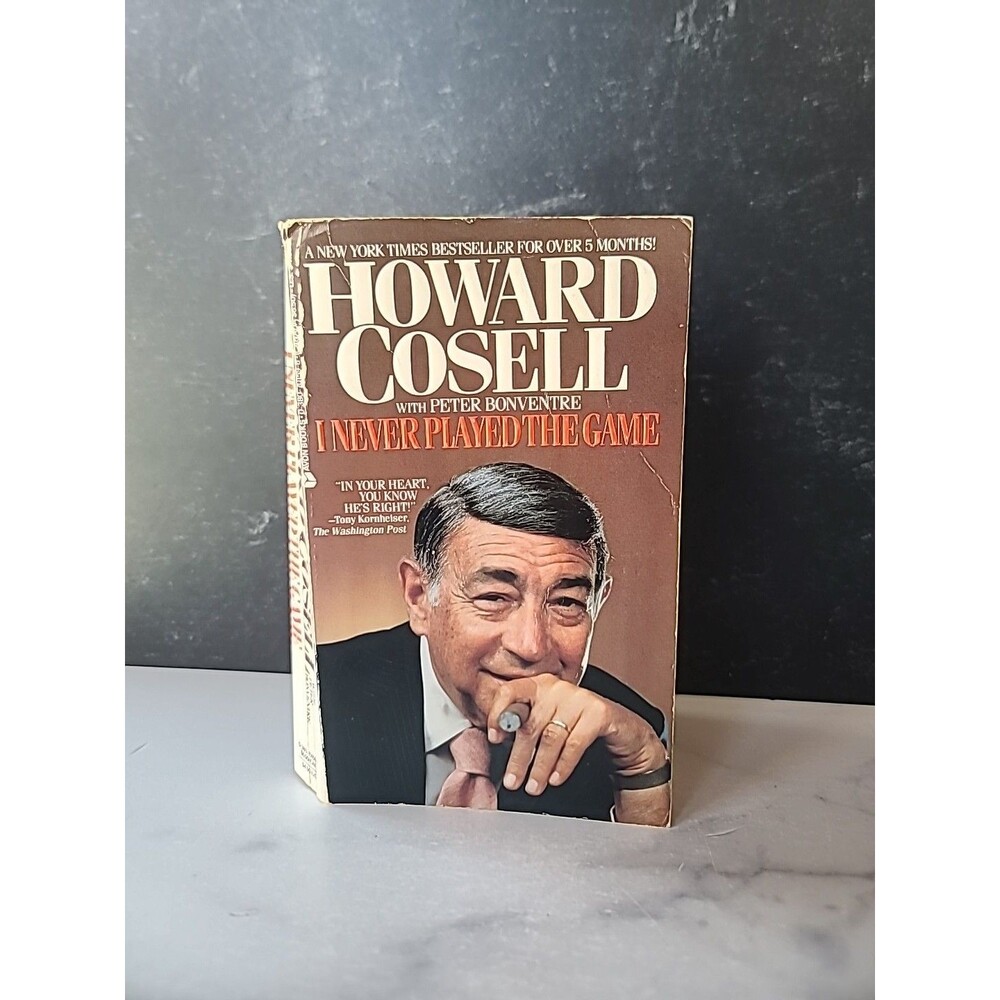 I Never Played the Game by Peter Bonventre and Howard Cosell (1986, Mass Market)